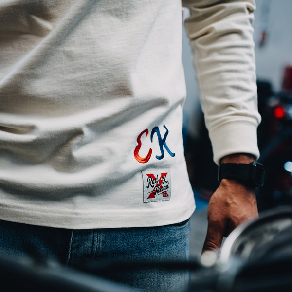'Original Daredevil' Biker Long Sleeve Crew