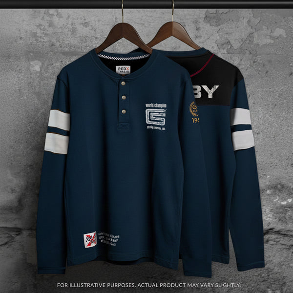 'World Champion' Signature Henley Long Sleeve (PRE-ORDER)
