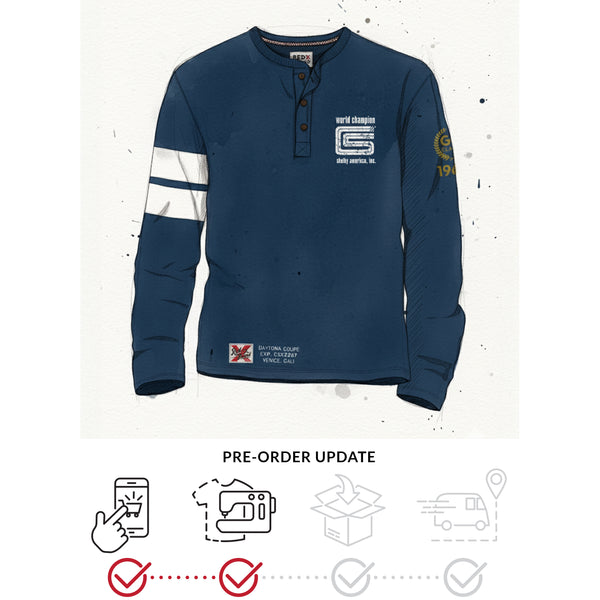 'World Champion' Signature Henley Long Sleeve (PRE-ORDER)