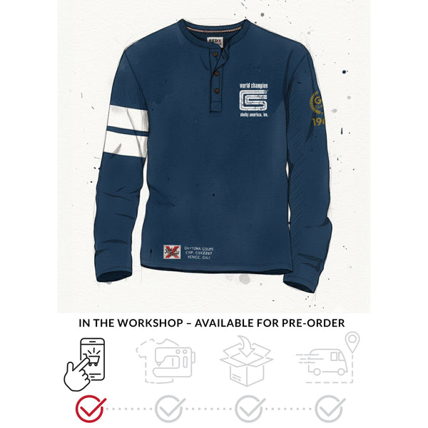 'World Champion' Signature Henley Long Sleeve (PRE-ORDER)